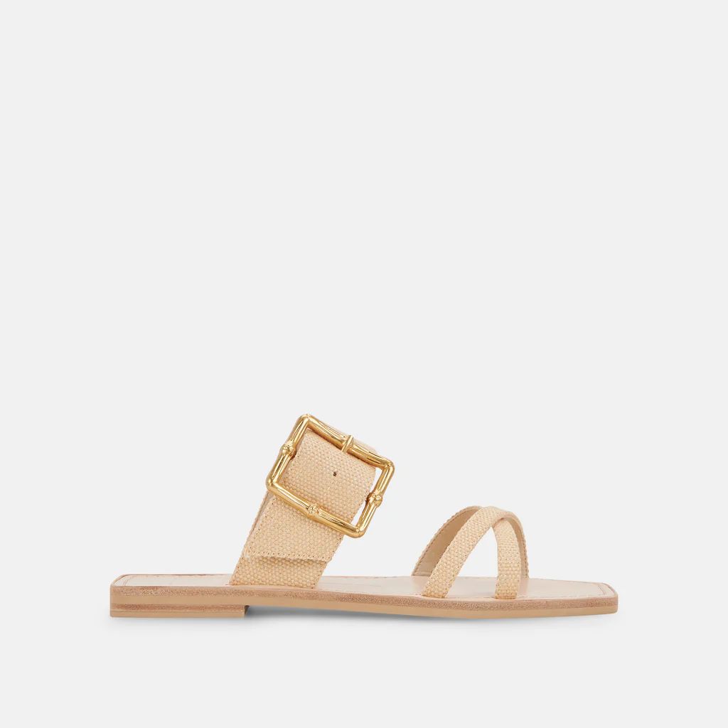 LOWYN SANDALS NATURAL RAFFIA | DolceVita.com