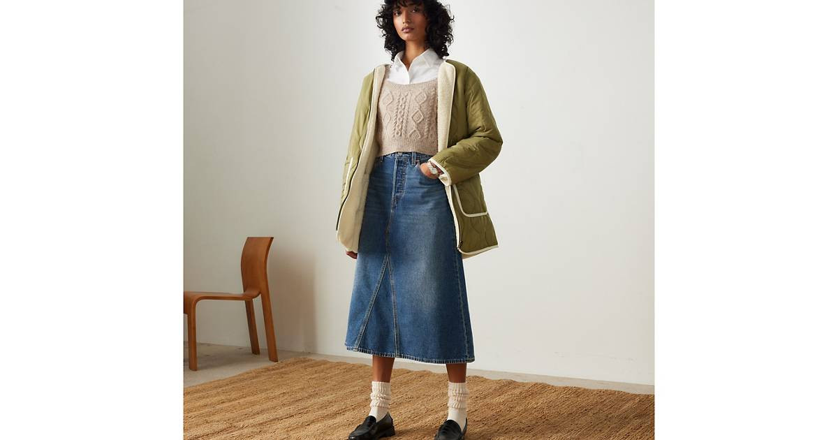 High Rise A-line Skirt | Levi's US