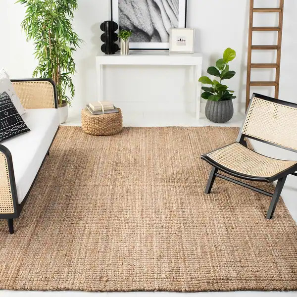SAFAVIEH Handmade Natural Fiber Beacon Jute Rug - Overstock - 8398413 | Bed Bath & Beyond