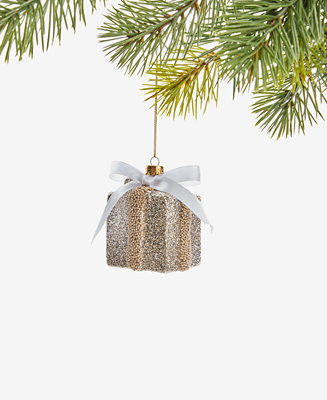 Holiday Lane Christmas Glitters Glass Gift Ornament, Macy's Exclusive - Macy's | Macy's