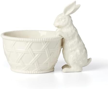 Lenox 897157 Wicker Creek Bunny Candy Dish, Easter Serveware | Amazon (US)