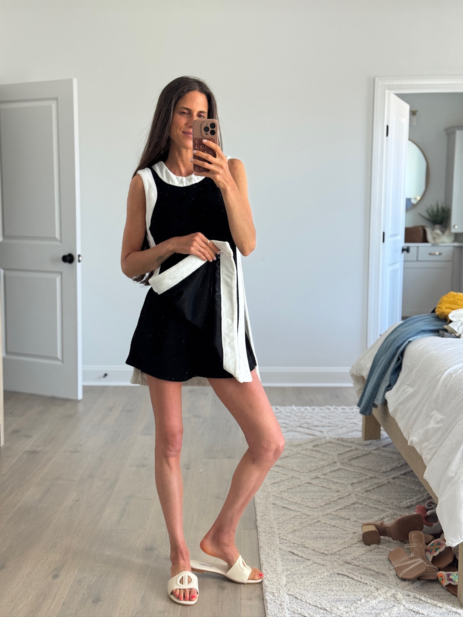 Such a good throw-on dress for summer.

Simple, classic, and so easy to wear—but the contrast detail makes it feel a little more elevated. Perfect for everyday plans when you still want to look put together.

#LTKootd #LTKSeasonal #LTKdayinmylife