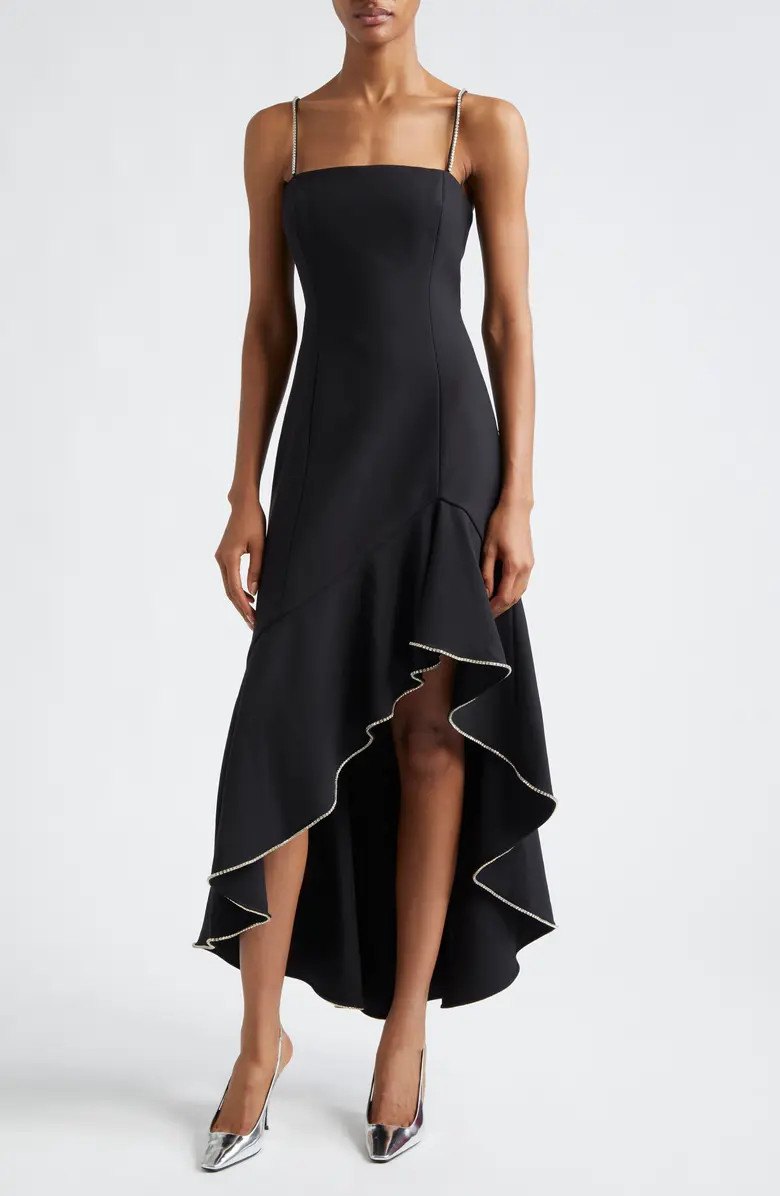 Cinq à Sept Skylar Crystal Embellished High-Low Dress | Nordstrom | Nordstrom