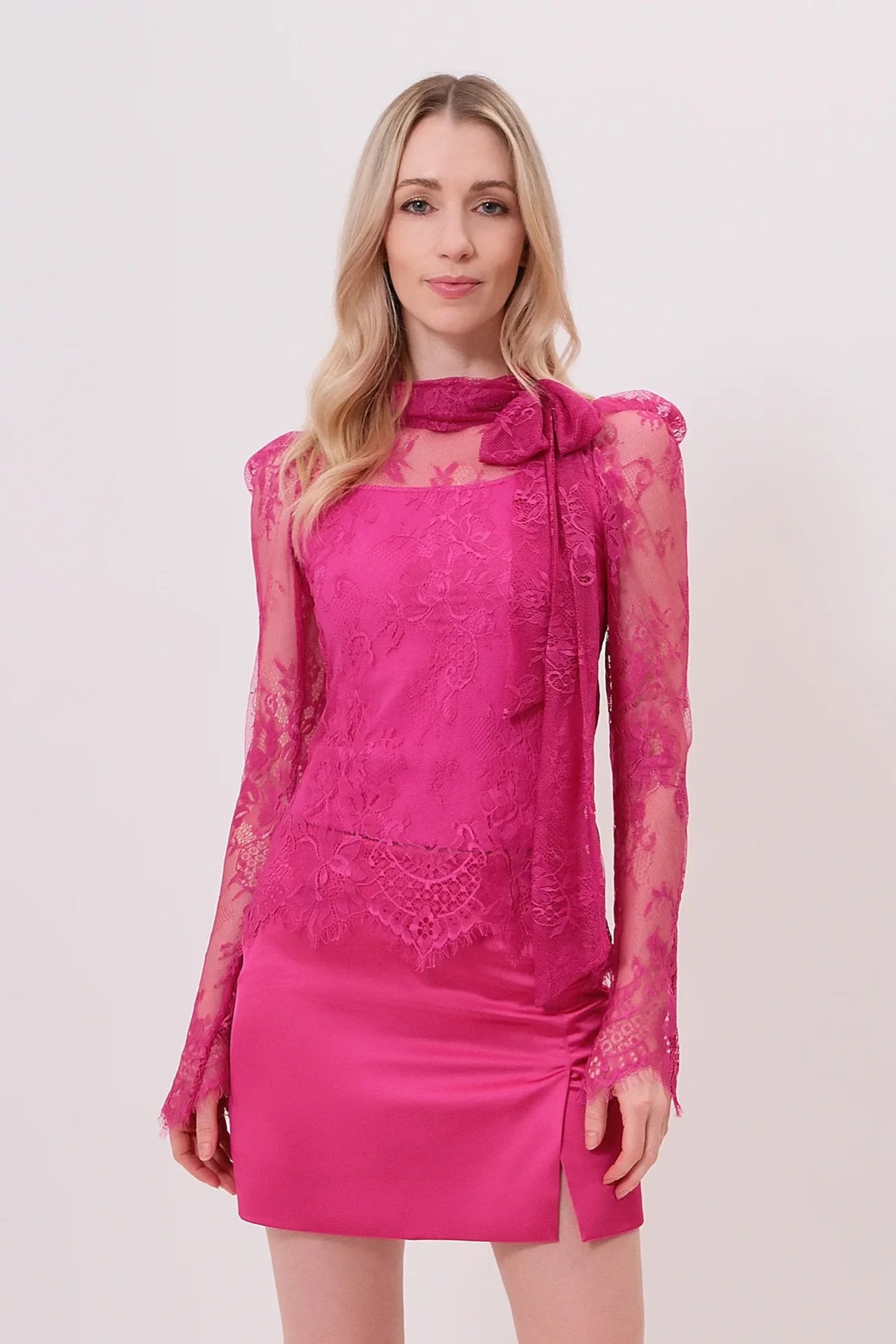 MADONNA LACE TOP (HIBISCUS) | CHLOE COLETTE