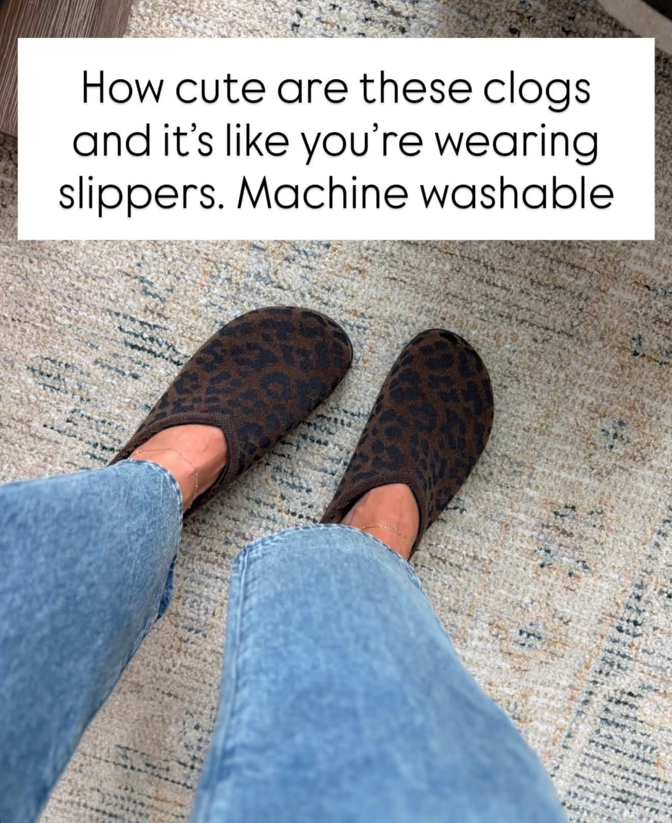 These clogs genuinely feel like wearing slippers out of the house. The leopard print is so fun for fall, and being machine washable makes them even better for everyday wear.

leopard clogs, washable shoes, comfortable clogs, fall shoes, slip on shoes, cozy shoes, casual fall style, women’s clogs, everyday shoes, leopard print shoes, annabrstyle

#LTKootd #LTKSeasonal #LTKOver40