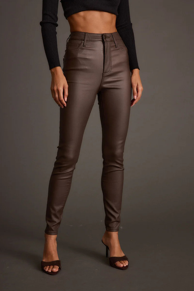 Nixon Mocha Coated Pants | 12th Tribe
