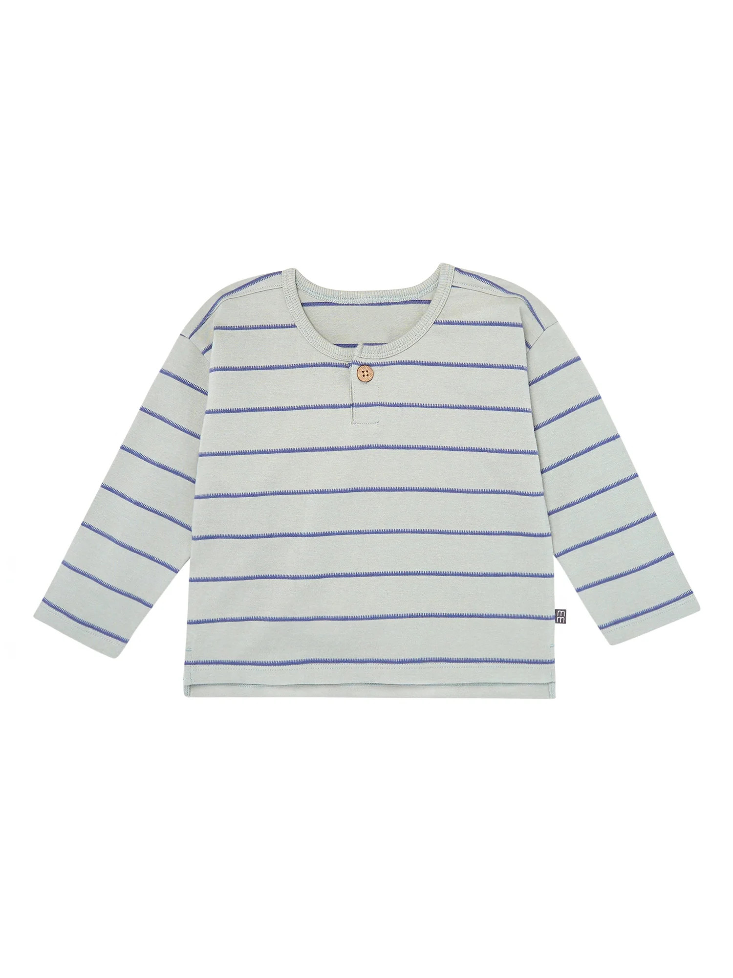 Modern Moments by Gerber Toddler Boy Organic Drop Shoulder Henley Tee, Sizes 12 Months - 5T | Walmart (US)