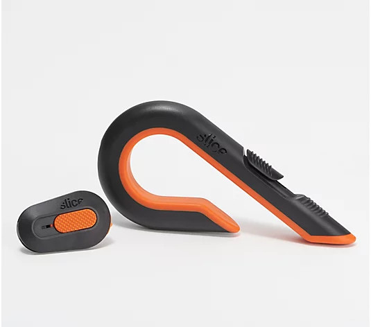 Slice Set of 2 Ceramic Box Cutter and Mini Cutter - QVC.com | QVC