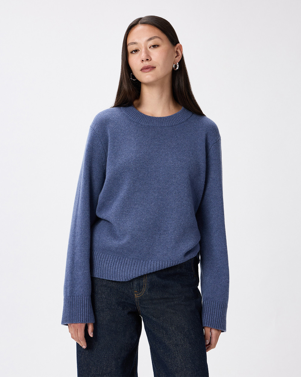 Mongolian Cashmere Oversized Crewneck Sweater | Quince