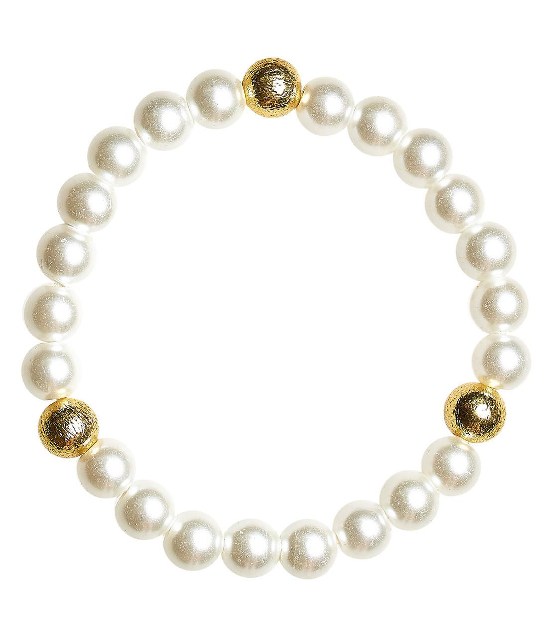 Birdie Bracelet with Gold Beads | Lisi Lerch Inc