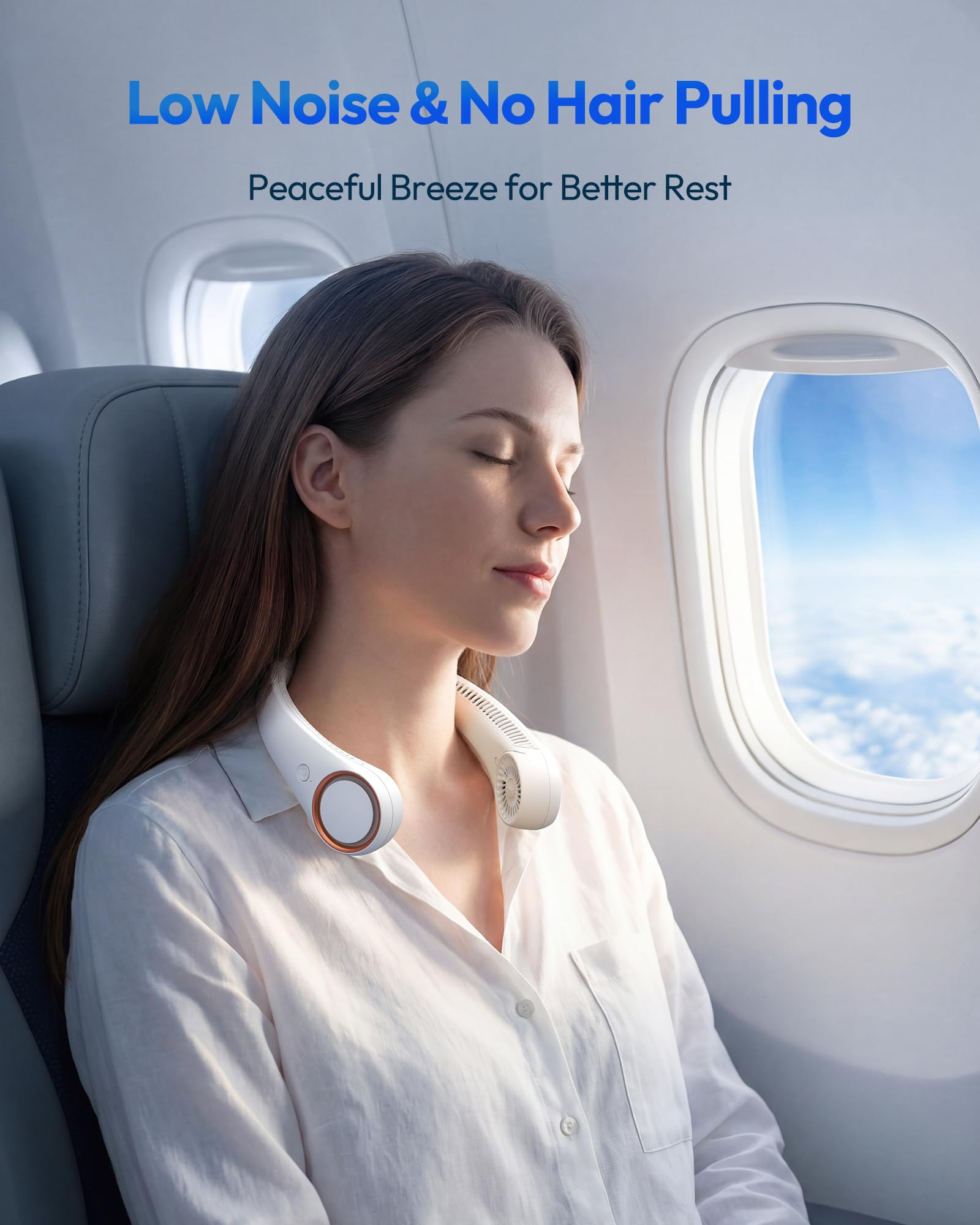 Gaiatop Portable Neck Fan Rechargeable, Hands-Free 360° Cooling, 23.5hrs Runtime, Battery Powere... | Amazon (US)