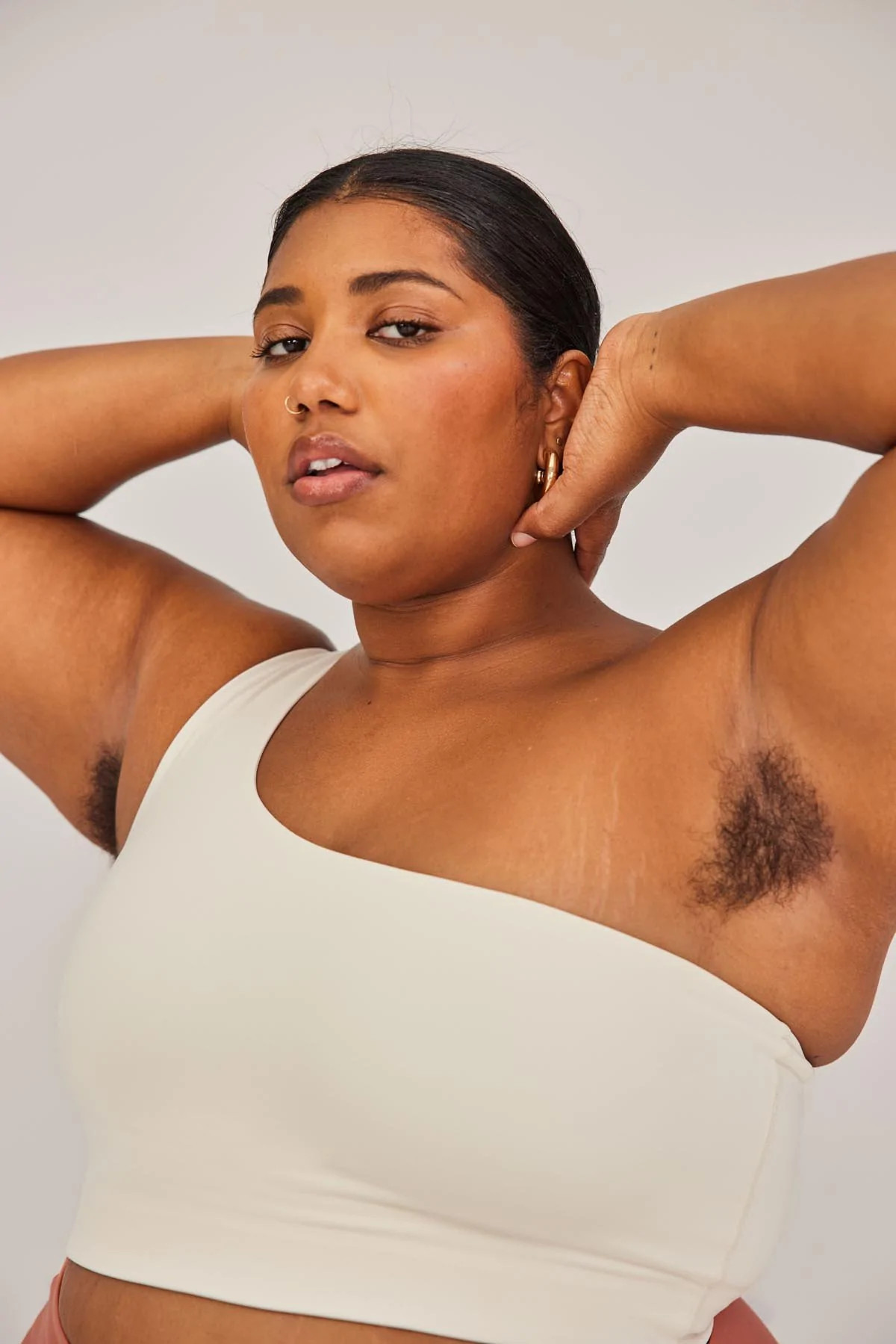 Ivory Bianca One Shoulder Bra | Girlfriend Collective