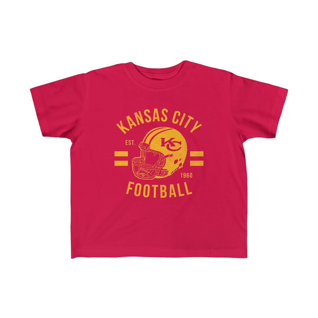 Kids Chiefs Shirt, KC Chiefs Youth Shirt, KC Pride Tee, Chiefs Game Day Shirt, Kansas City Gifts,... | Etsy (US)