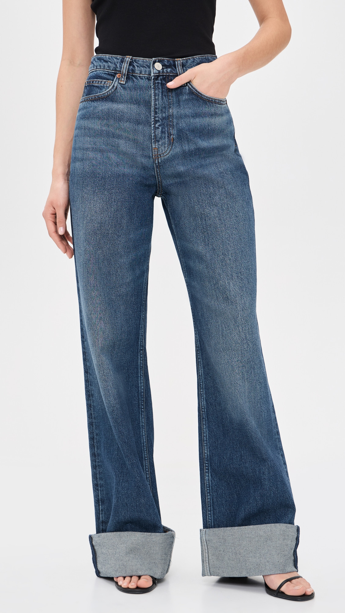 Cary High Rise Slouchy Jeans - Donner Cuffed | Shopbop