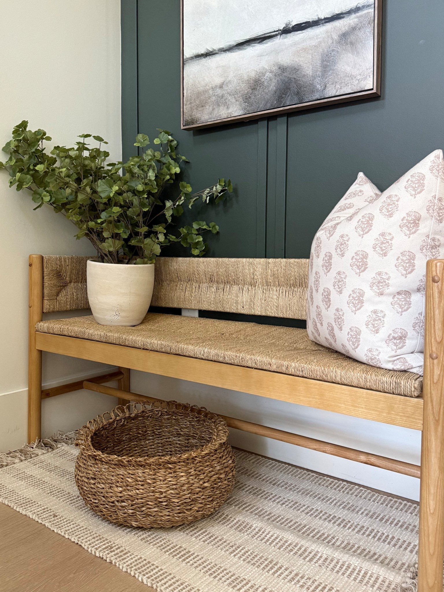 Bench styling… functional bench but with some character ✨