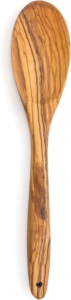 RSVP International Olive Wood Spoon, 12" | Rustic, Natural Authentic Italian Olive Wood | Classic... | Amazon (US)