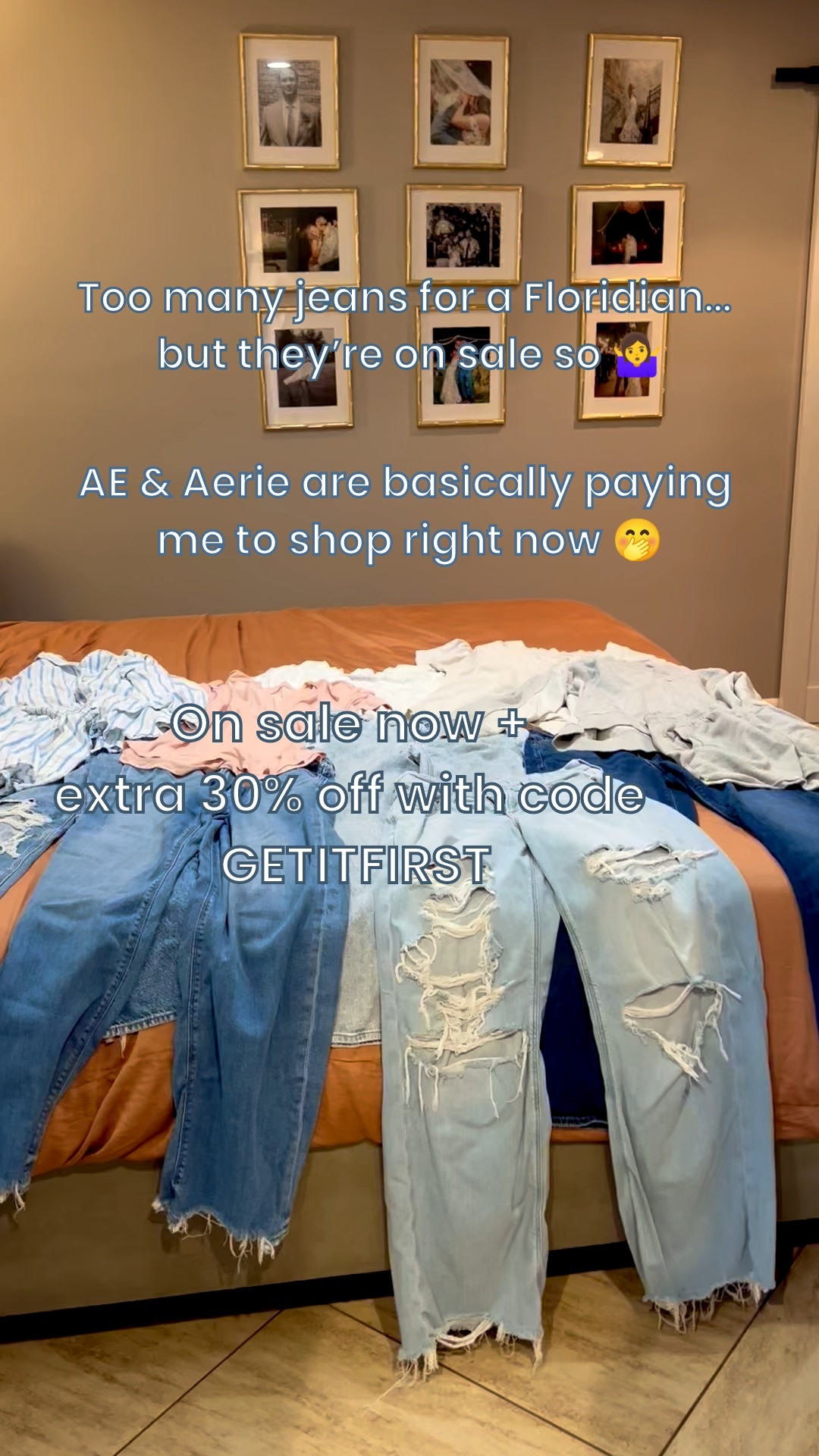 Not just saying I love American Eagle & Aerie… I own them (like, a lot 😅). Jeans, sweaters, shirts — they’re too cute and comfy to pass up, and right now the sales are unreal. Use code GETITFIRST for an extra 30% off and basically feel like you’re saving money while shopping 😉 Linked all my AE & Aerie faves on my LTK — I own most, and after today I might own them all!

#LTKSaleAlert #LTKFindsUnder50 #LTKautumn