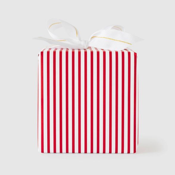 Red Candy Cane Stripe Gift Wrap - Sugar Paper&#8482; | Target