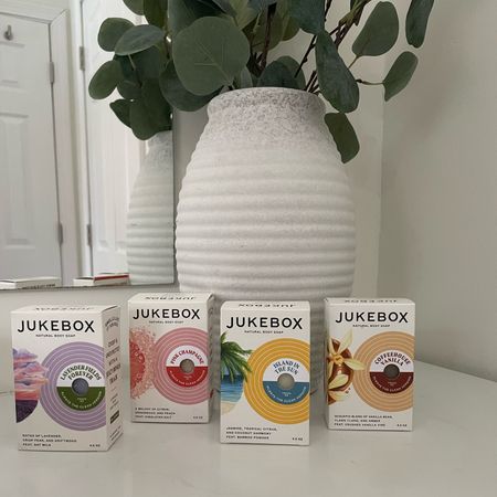 Escape the everyday with Jukebox! 

Hand poured soaps made from natural ingredients that smell good, look good and feel good on your skin. 

My favorite is island in the sun! 
 

#LTKbeauty #LTKunder50 #LTKGiftGuide