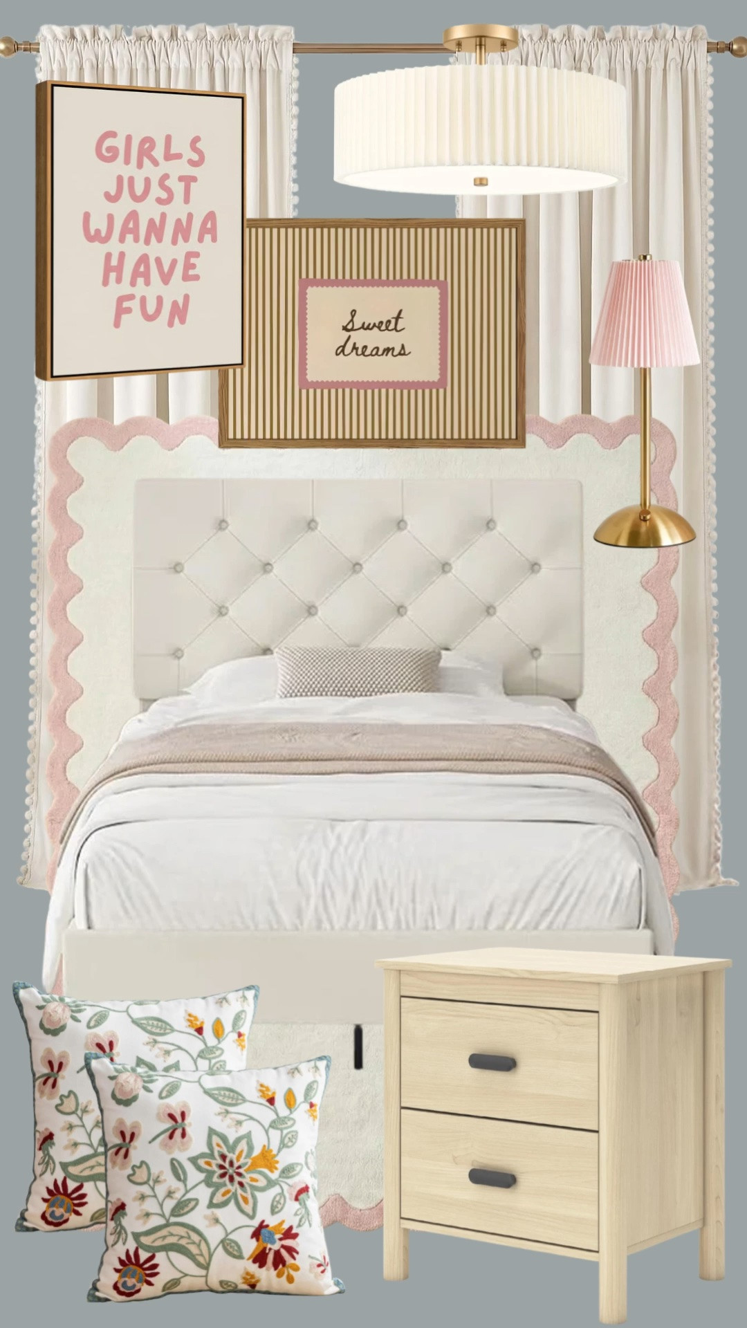 Refresh any girls bedroom space with these home decor design finds!

#LTKHome