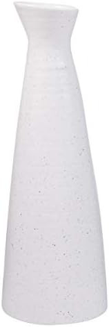 Flower Vase - Ceramic Vases for Flowers,9" White Vases for Decor,Handcrafted Modern Minimalism St... | Amazon (US)