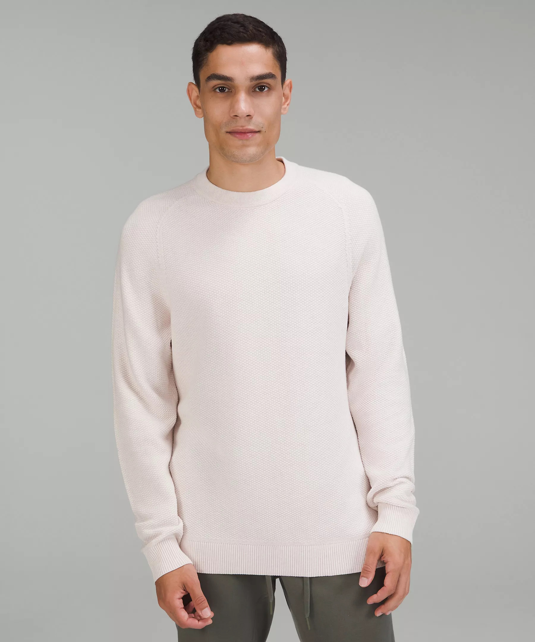 Textured Knit Crewneck Sweater | Men's Hoodies & Sweatshirts | lululemon | Lululemon (US)