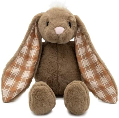 Plushible Easter Bunny Stuffed Animal, 18" (Brown) - Plush, Soft Embroidered Stuffed Bunny Toy fo... | Amazon (US)