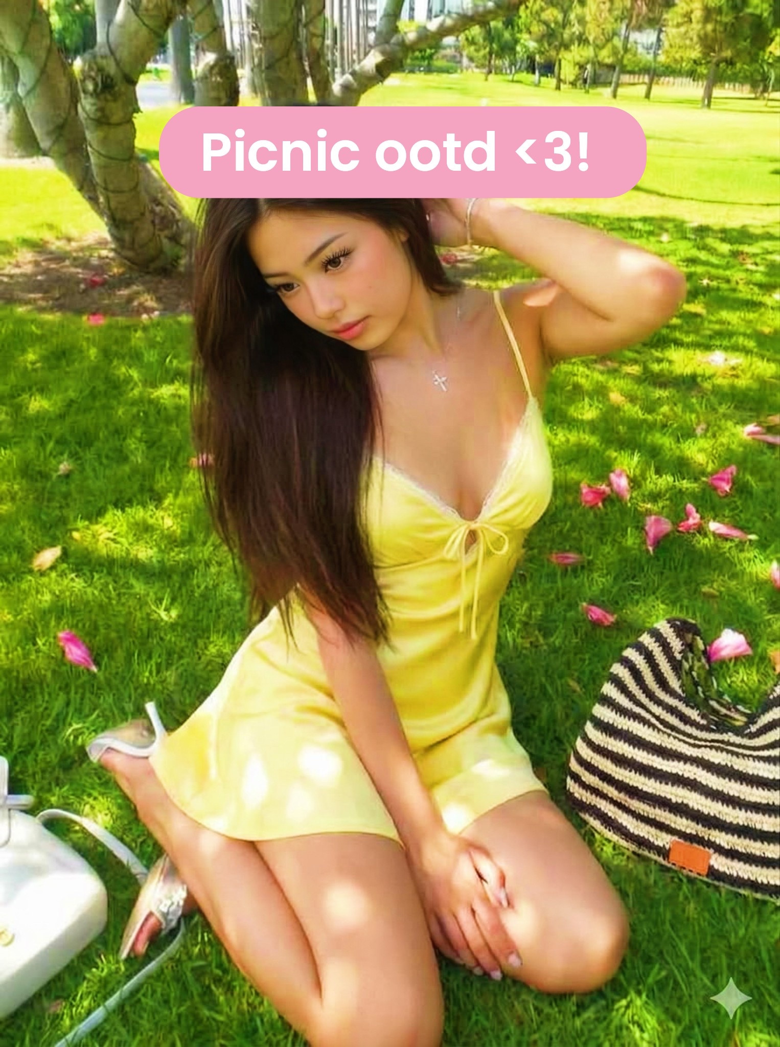 I love yellow dress A LOT cause it makes me feel like as confident as red black but without appear trying too hard x A yellow dress like this just perfect for a picnic date. And also the straw bag just cuteee! Follow for more ootd!

#LTKU #LTKSeasonal #LTKootd