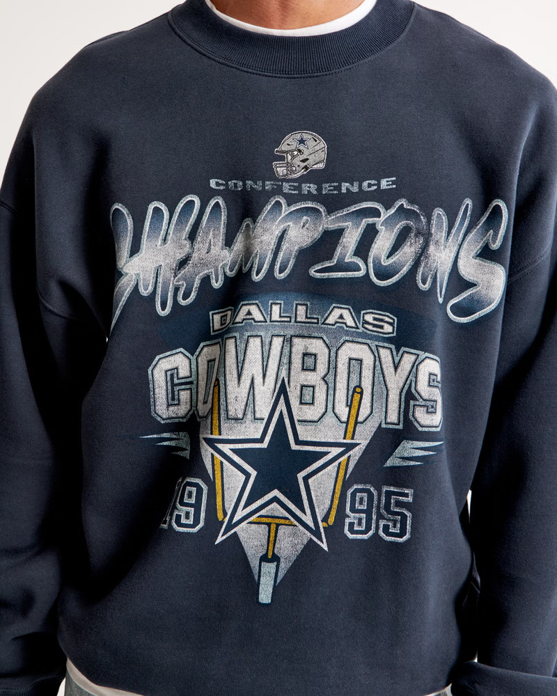 Dallas Cowboys Graphic Crew Sweatshirt | Abercrombie & Fitch (US)