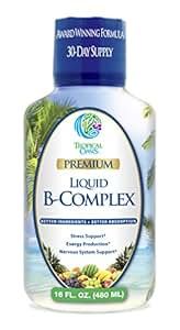 Tropical Oasis Premium Liquid B-Complex w/ Energy maximizing Herbs - Fast Absorbing Liquid B... | Amazon (US)
