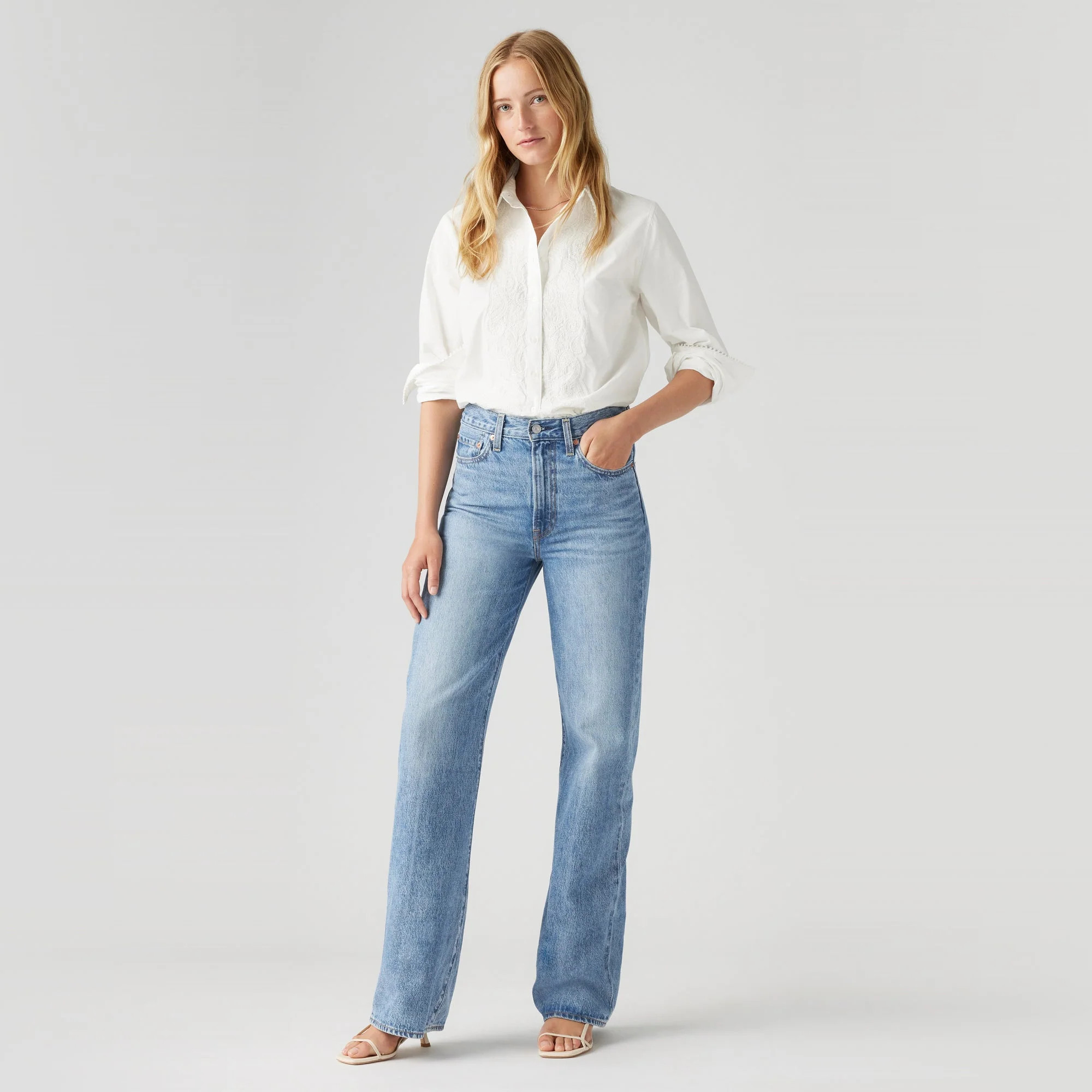 Ribcage Wide-Leg Jeans – Style the Not The Same Wash | Levi's AU