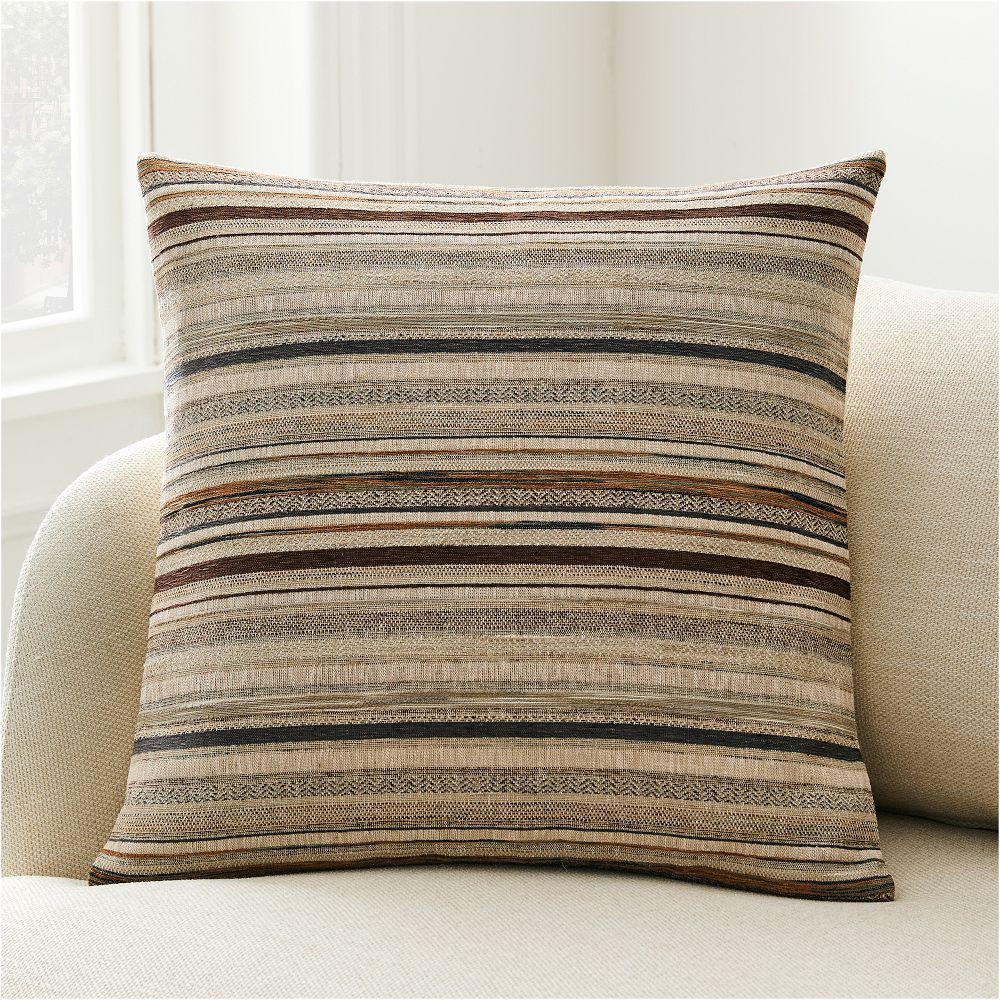 Space-Dyed Stripe Pillow Cover | West Elm (US)