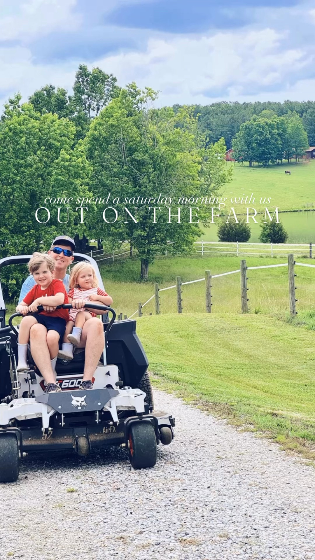 Nothing we love more than a Saturday out here  o n  t h e  f a r m 🌾 #homesweethome #farmsweetfarm 

My very favorite slow weekend morning coffee view ☕️ - oh how good it feels to be H O M E  on a Saturday morning after what feels like a whole month out of town!! 🏡 And nothing better than watching the chickens 🐓 pecking the ground in the backyard 🐴, too!! 🫶🏽 Front porch views 🌾 and “Dada” out cutting 🚜  grass 🌱 - our kind of Saturday out in the country!! 🌳 And ofcourse these little country farm boys of ours had to get a ride in with “Dada” down the long driveway and back….. these are the days!!!! 🌳🌾🚜 Someone pinch me……. truly can’t believe the Lord had THIS heavenly place in store for our family all along!!! 🥹 We couldn’t love this beautiful land more!!! 🏡 #ourfarmsweetfarm 

And nothing like spending time out in the garden 🪴 watching everything 🫑🥒🪻🌽💐🌻🫛🍉🫐🎃🍅 grow grow grow!!! 😍 Just so thankful that we get to give our babies the country childhood we always dreamed of giving them! 🫶🏽🌾🧺 #littlecountryboys #livingtheirbestlife

PS. And now both babies 👶🏼 are down for naps 💤 snuggling their birthday bears 🧸 from our @buildabear 🛠️ trip last night 🐻 - pure sweetness!! 🤭🥰 Happy Saturday, y’all!! 🤗
