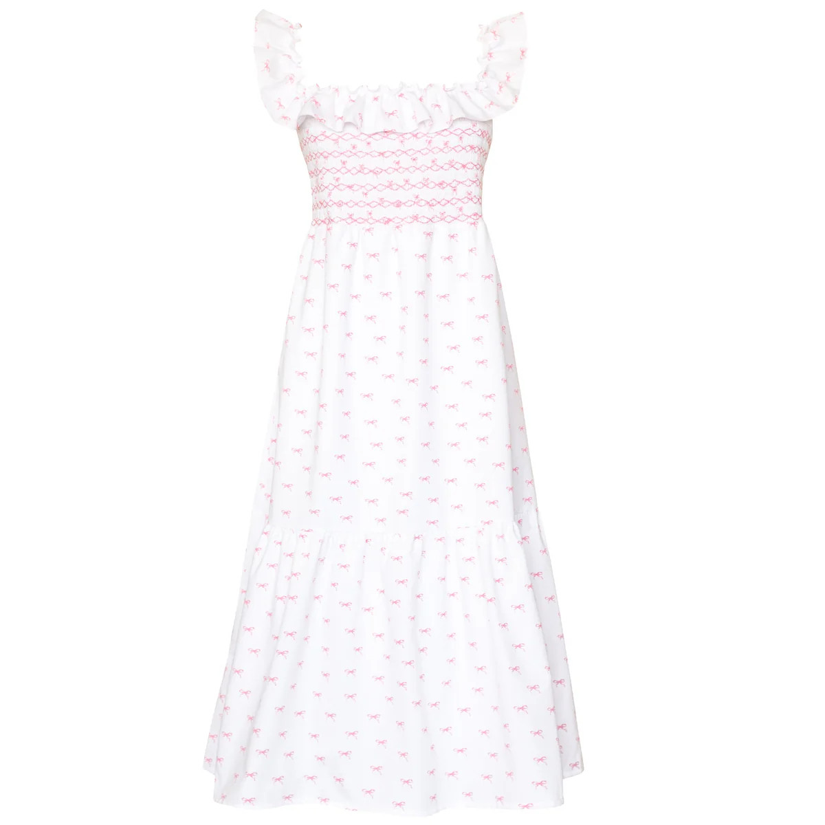 Women's Violet Dress - Mignon Pink Bow | Dondolo