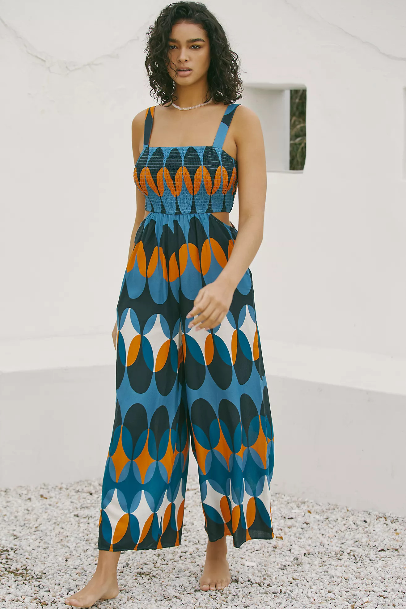 The Piper Bandeau Cutout Jumpsuit | Anthropologie (US)