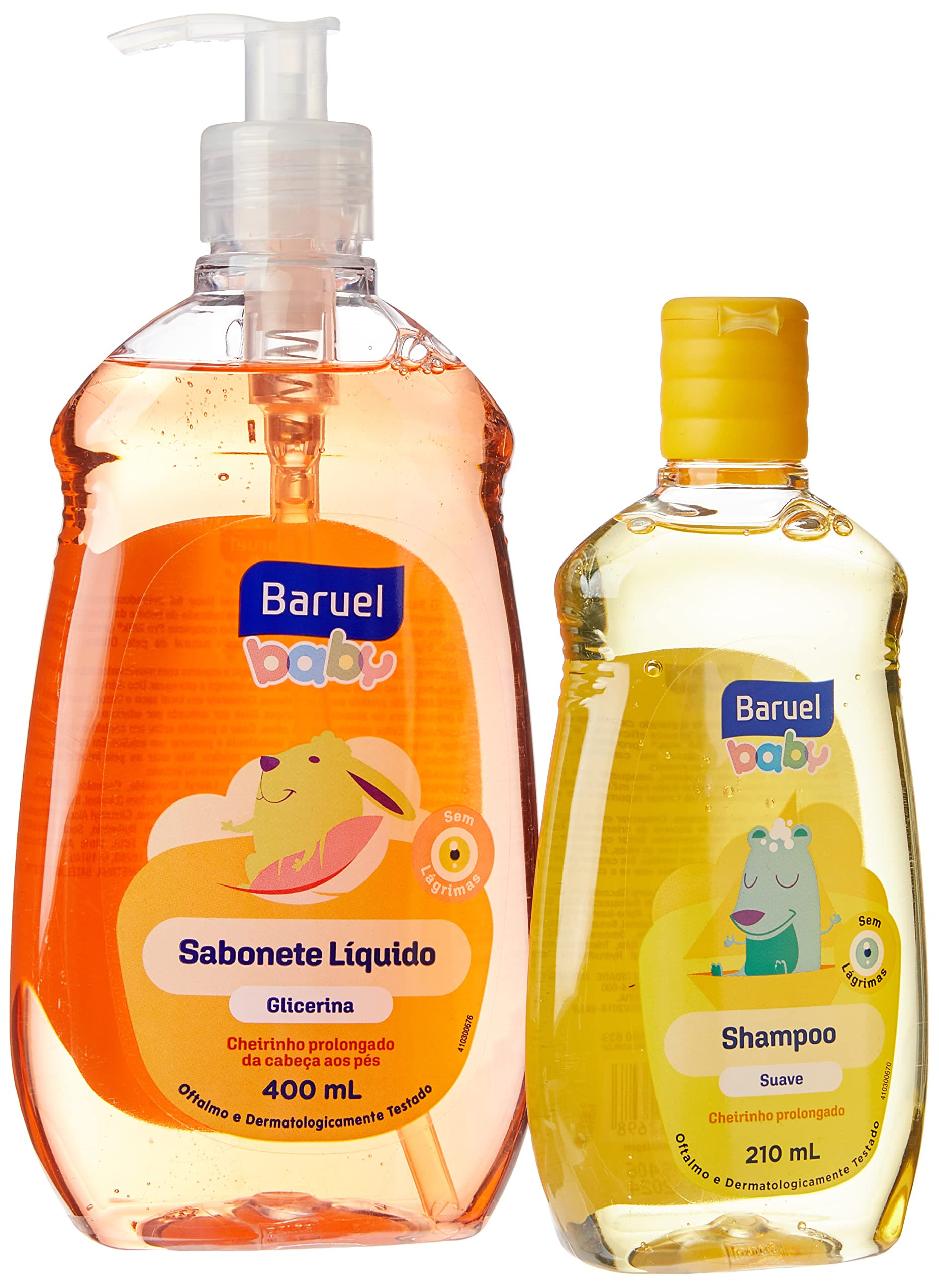 BARUEL Kit Sabonete Liquido Glicerina 400ml +Shampoo Suave 210ml Baby | Amazon (BR)