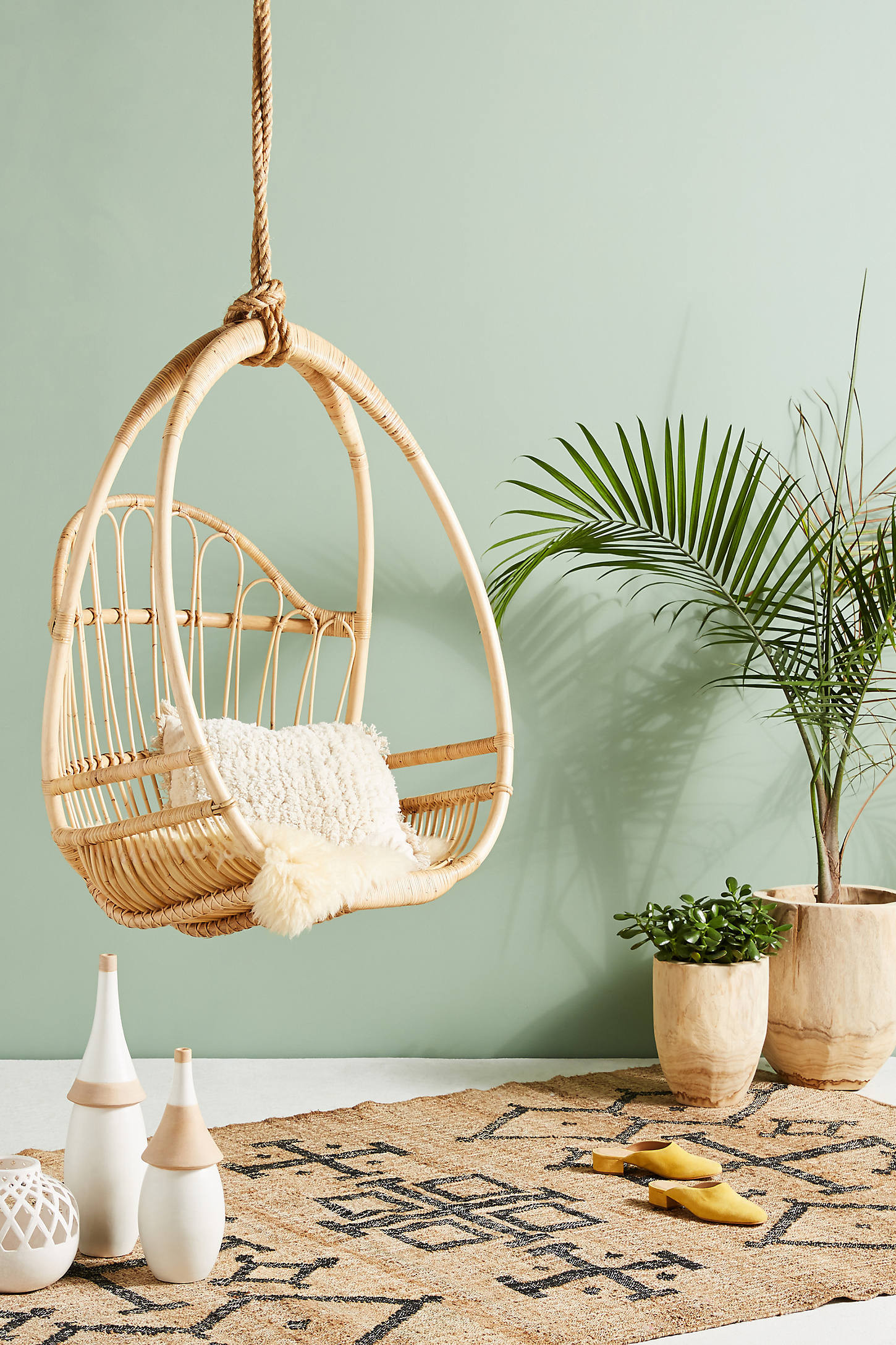 Woven Hanging Chair | Anthropologie (US)