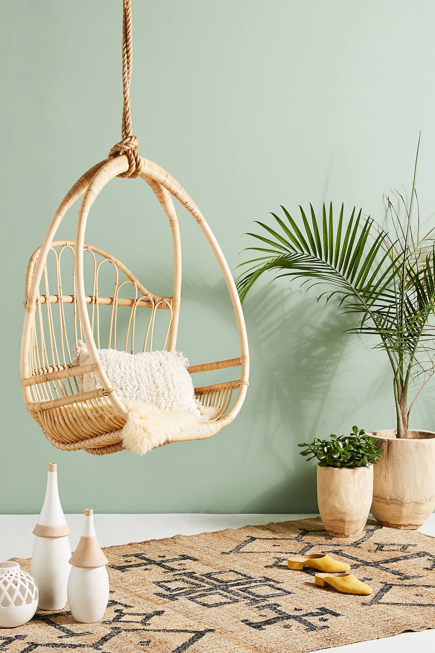 Woven Hanging Chair | Anthropologie (US)
