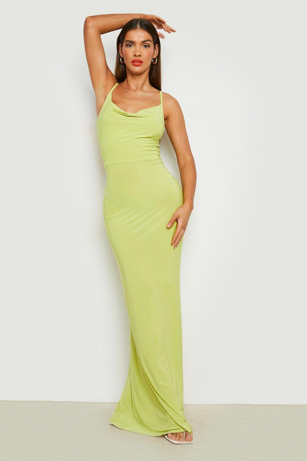 Cowl Neck Maxi Dress | Boohoo.com (US & CA)