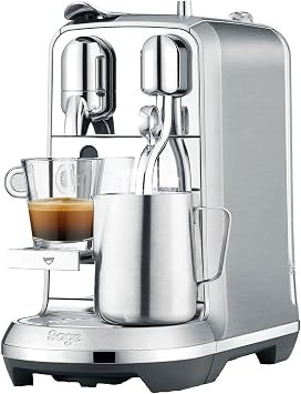 Nespresso Creatista Plus Coffee Machine by Sage, Capsule Espresso Machine, BNE800, Brushed Stainl... | Amazon (UK)