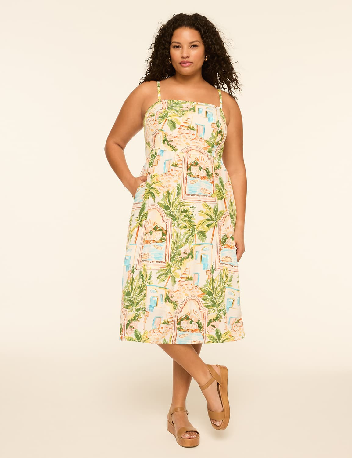 Sleeveless Midi Dress | Lane Bryant (US)