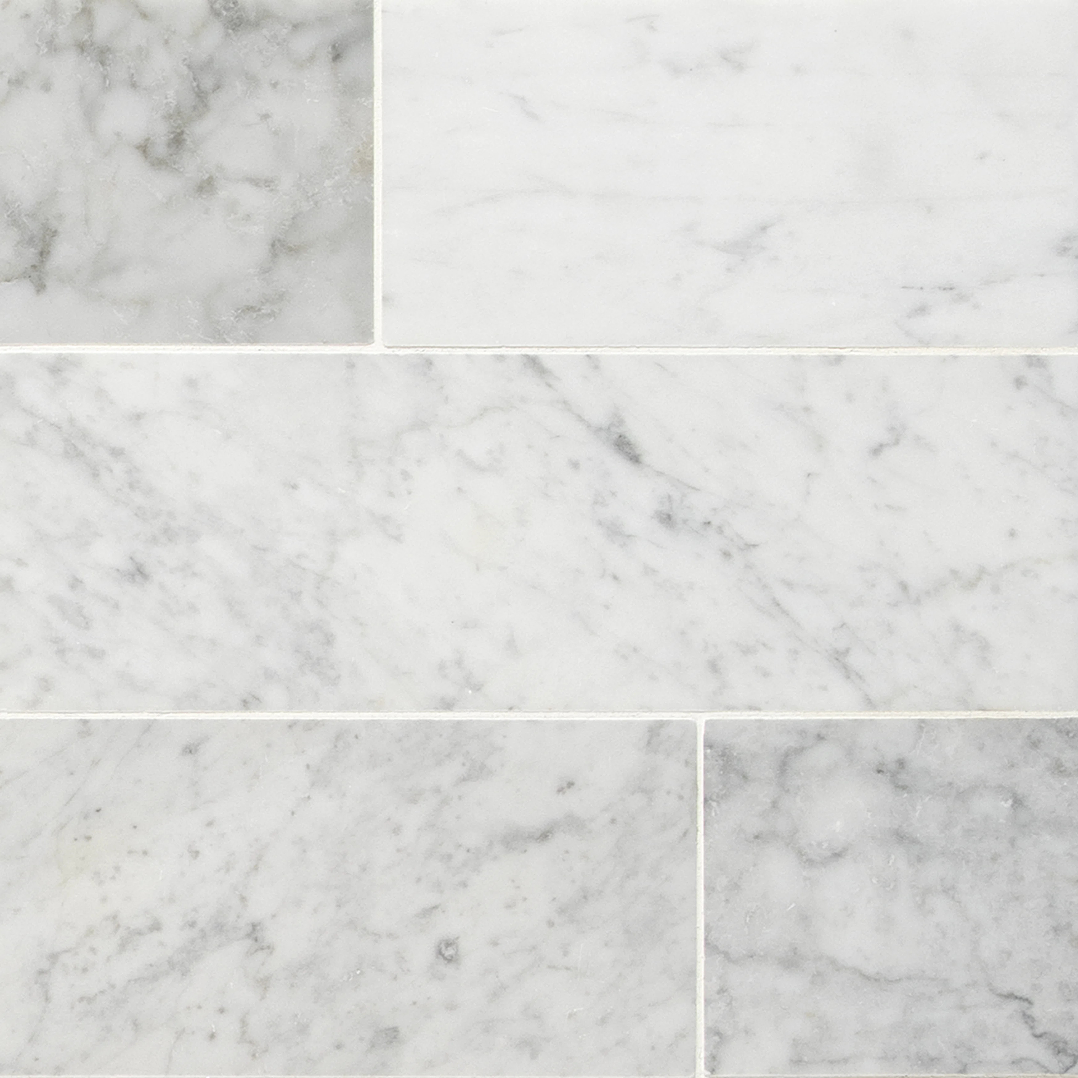 Ackland Carrara White 4 in. x 12 in. Honed Marble Subway Floor and Wall Tile | Wayfair | Wayfair North America