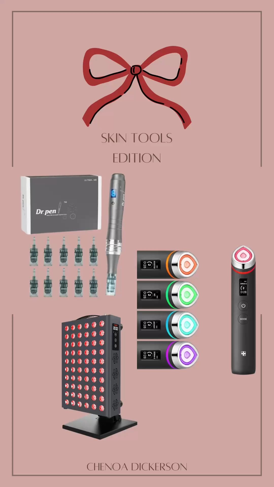 Skin care tool gifts women would love!! At home Microneedling, red light therapy, all in one devices! 

#LTKGiftGuide #LTKHoliday #LTKBeauty