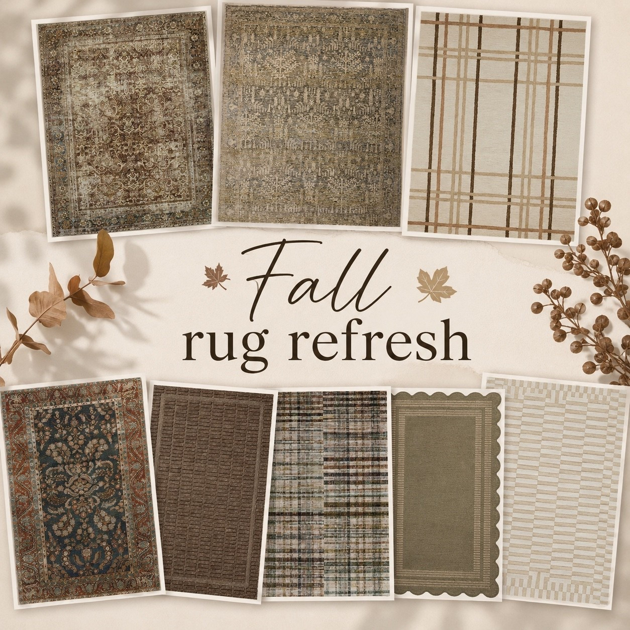 Fall rug refresh!

#LTKHome #LTKSeasonal #LTKSaleAlert