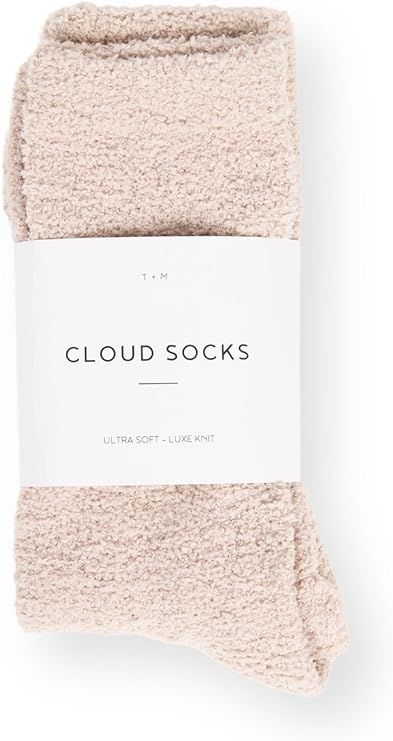 Unboxme Gifts Warm & Cozy Fuzzy Super Soft Luxurious Fabric Sleep Socks | Ultra-Luxe Cloud Sock F... | Amazon (US)