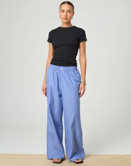 Cotton Wide Leg Boxer Pant | Glassons (Australia)