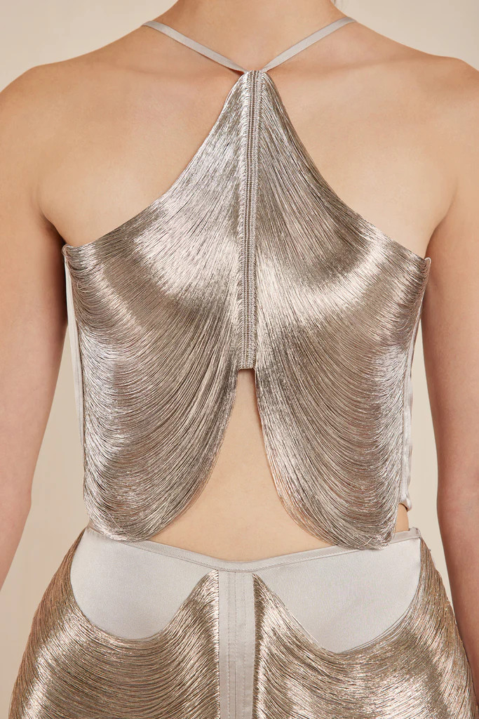 QUELLA TOP - SILVER | Cult Gaia - US