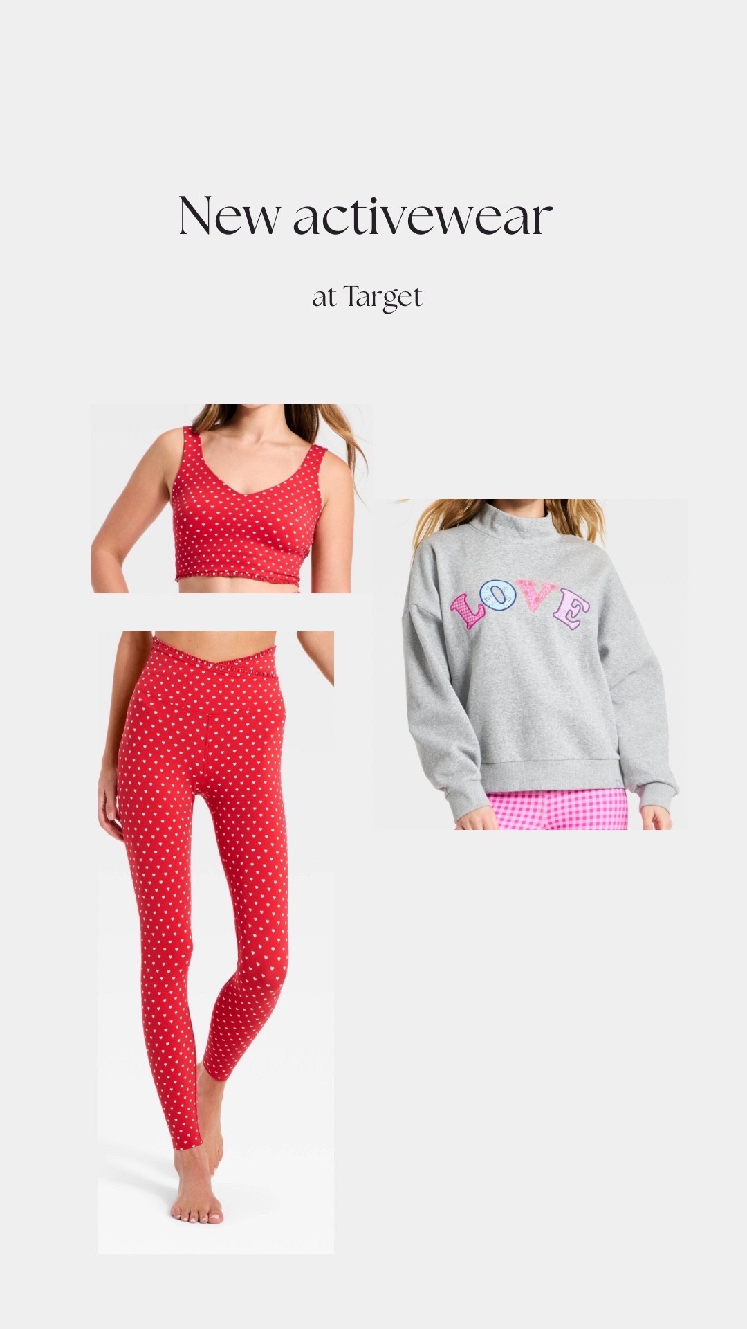 New valentines activewear at Target 

#LTKGiftGuide #LTKHoliday #LTKootd
