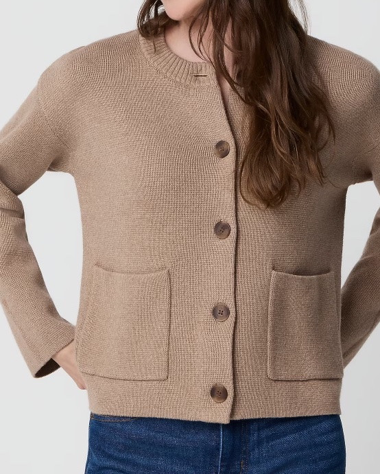 Cotton cardigan - in taupe and black!

#LTKSeasonal #LTKSaleAlert