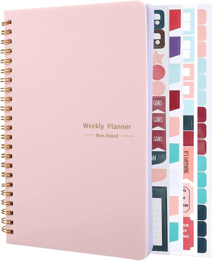 To Do List Notebook, A5 Weekly Planner Undated, Planning Pad Checklist Productivity Organizer 52 ... | Amazon (UK)